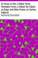 book cover Book cover