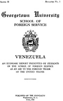 Venezuela, an economic report