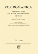 Vox Romanica 79 (2020)