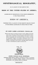 Ornithological biography, Vol. 4 (of 5) : $b An account of the habits of the birds of the United States of America