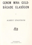 Genom mina guldbågade glasögon