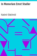 In Memoriam Ernst Stadler