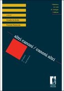altri canoni / canoni altri