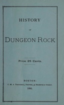 Dungeon rock; or, the pirate's cave, at Lynn