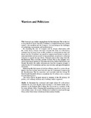 Warriors and Politicians
