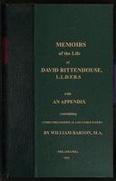 Memoirs of the Life of David Rittenhouse, LLD. F.R.S. : $b Late President of the American Philosophical Society, &c. Interspersed with Various Notices of Many Distinguished Men: With an Appendix, Containing Sundry Philosophical and Other Papers, Most of Which Have Not Hitherto Been Published