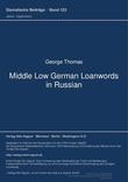 Middle Low German Loanwords in Russian