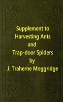 Supplement to Harvesting Ants and Trap-Door Spiders