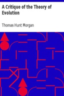 A Critique of the Theory of Evolution