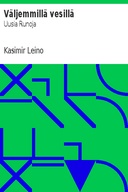 Väljemmillä vesillä Uusia Runoja