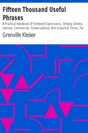 book cover Book cover